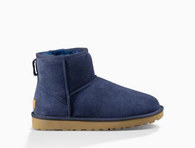 UGG Classic Mini II Női Csizma - Sötétkék, 0983JA
